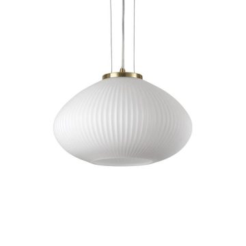   Ideal Lux Függeszték PLISSE' SP1 D35 OTTONE SATINATO 264547