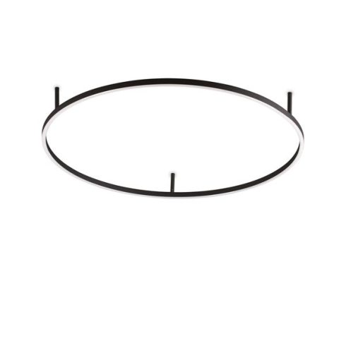 Ideal Lux Mennyezeti lámpa ORACLE SLIM PL D090 ROUND BK 3000K 266022