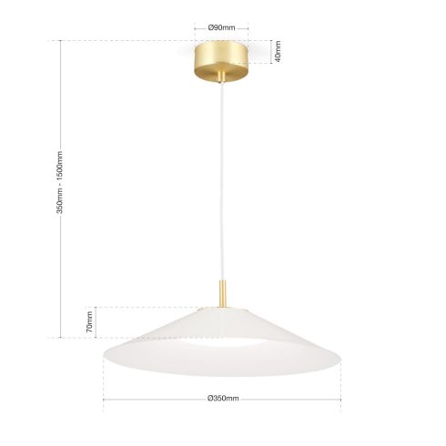 Orion Függeszték OR6-1697 weiss GOURMET 266760