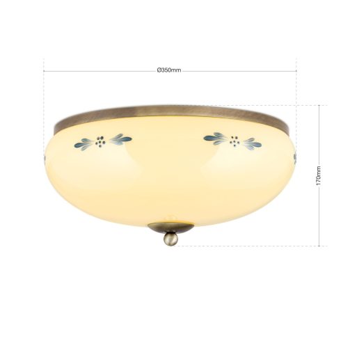 Orion Mennyezeti lámpa  OR 7-674 Patina-champ-blau LANDHAUS 269280