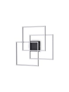 Ideal Lux Mennyezeti lámpa FRAME PL QUADRATO NERO 270678