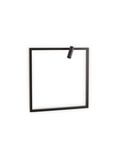 Ideal Lux Fali lámpa SYNTESI AP SQUARE NERO 271897