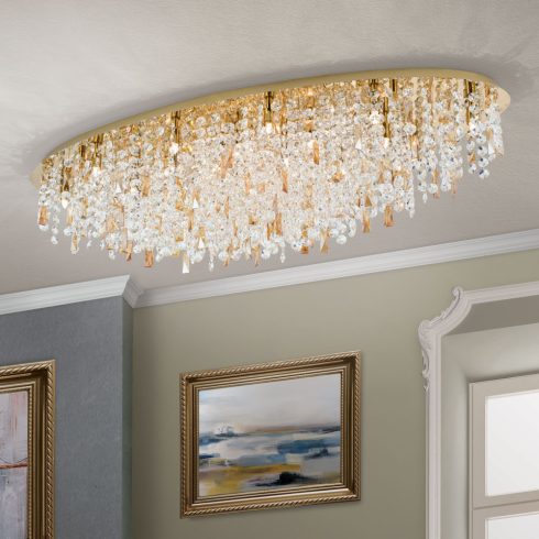 Orion Mennyezeti lámpa ORDLU2517-120x45 gold CRYSTALRIVER 