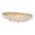 Orion Mennyezeti lámpa ORDLU2517-120x45 gold CRYSTALRIVER 