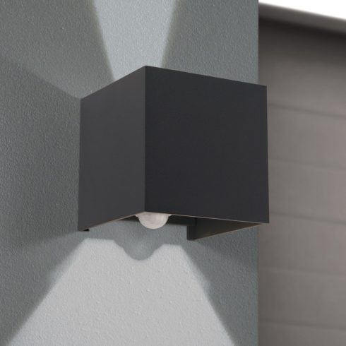 Orion Kültéri fali lámpa OR 11-1314 anthrazit-Sensor CUBE-S 277162