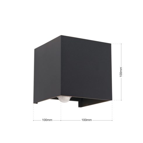 Orion Kültéri fali lámpa OR 11-1314 anthrazit-Sensor CUBE-S 277162