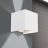   Orion Kültéri fali lámpa OR 11-1314 weiß-Sensor CUBE-S 277179