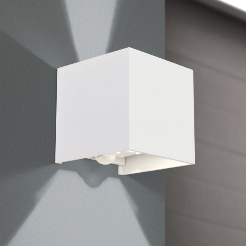 Orion Kültéri fali lámpa OR 11-1314 weiß-Sensor CUBE-S 277179