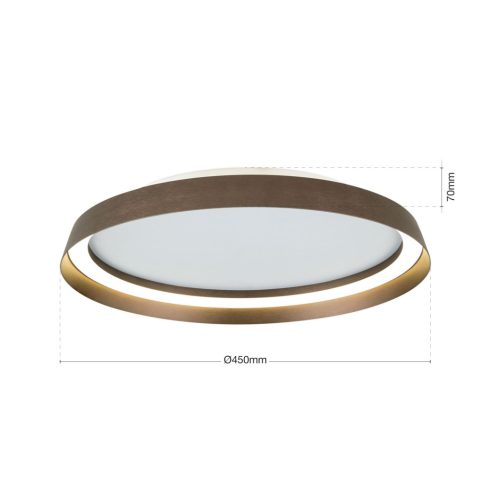 Orion Mennyezeti lámpa OR 7-699-45 alu-bronze MANTA 278183