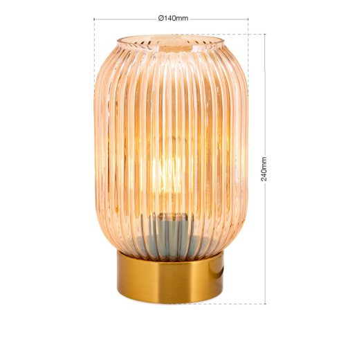 Orion Asztali lámpa OR 4-1230-1 amber CARNEVAL 280780