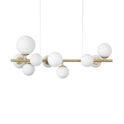Ideal Lux Függeszték PERLAGE SP10 OTTONE SATINATO 283791