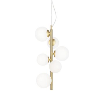Ideal Lux Függeszték PERLAGE SP6 OTTONE SATINATO 283821