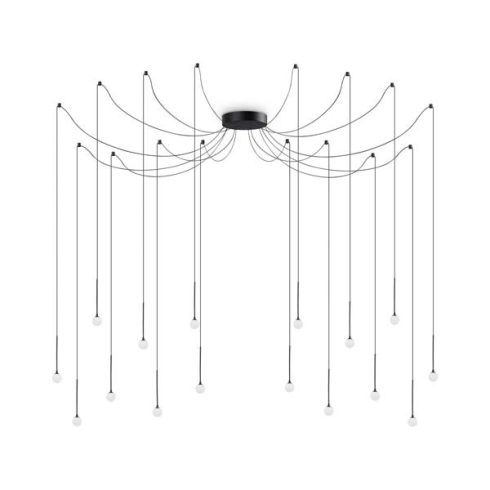 Ideal Lux Függeszték LUCCIOLA SP16 NERO 284002