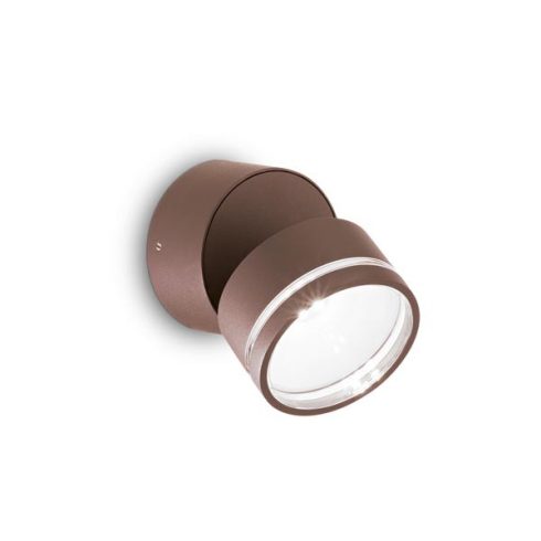 Ideal Lux Kültéri fali lámpa OMEGA AP ROUND COFFEE 4000K 285498