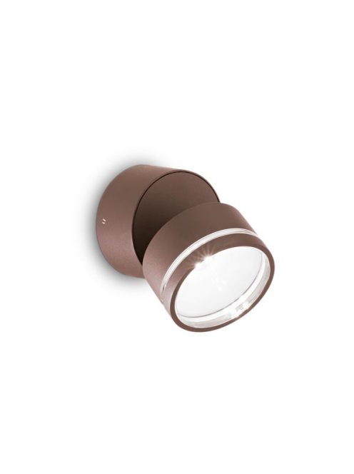 Ideal Lux Kültéri fali lámpa OMEGA AP ROUND COFFEE 4000K 285498