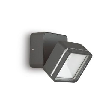  Ideal Lux Kültéri fali lámpa OMEGA AP SQUARE ANTRACITE 4000K 285511