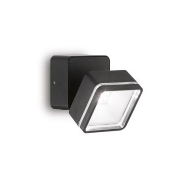  Ideal Lux Kültéri fali lámpa OMEGA AP SQUARE NERO 4000K 285535