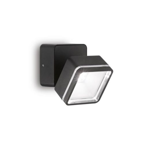 Ideal Lux Kültéri fali lámpa OMEGA AP SQUARE NERO 4000K 285535