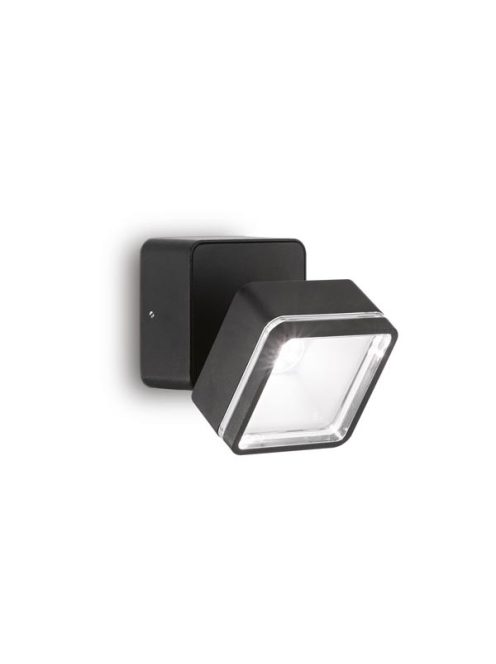 Ideal Lux Kültéri fali lámpa OMEGA AP SQUARE NERO 4000K 285535