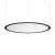 Ideal Lux Függeszték ORBIT SP D93 NERO 314037