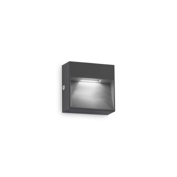  Ideal Lux Kültéri Fali lámpa DEDRA AP BIG ANTRACITE 316871