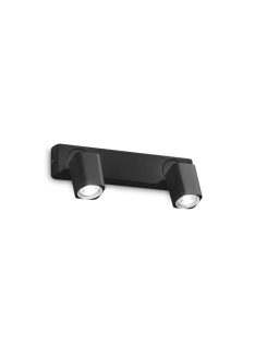 Ideal Lux Fali lámpa RUDY AP2 SQUARE NERO 321509