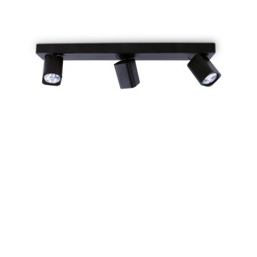 Ideal Lux Mennyezeti lámpa RUDY PL3 SQUARE NERO 321516