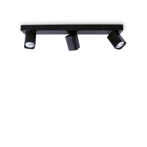 Ideal Lux Mennyezeti lámpa RUDY PL3 SQUARE NERO 321516