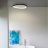   Ideal Lux Mennyezeti lámpa GEMINI PL D081 DALI/PUSH NERO 328980
