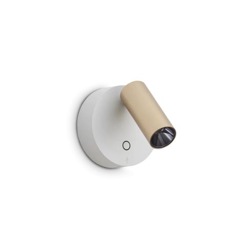 Ideal Lux Fali lámpa ELF AP ORO+BIANCO 347493