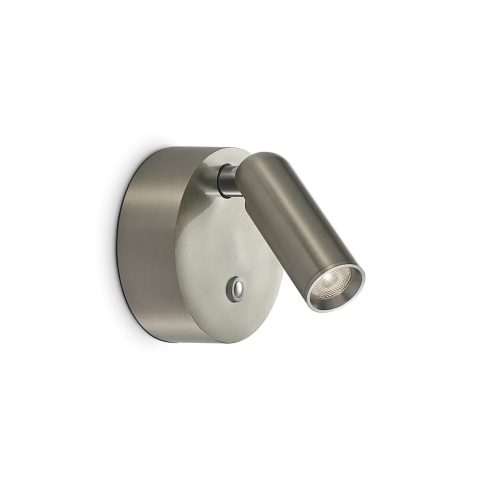 Ideal Lux Fali lámpa BEAN AP ROUND RECHARGEABLE NICKEL 364810