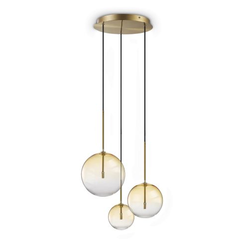 Ideal Lux Függeszték EQUINOXE SP3 AMBRA SFUMATO 364827