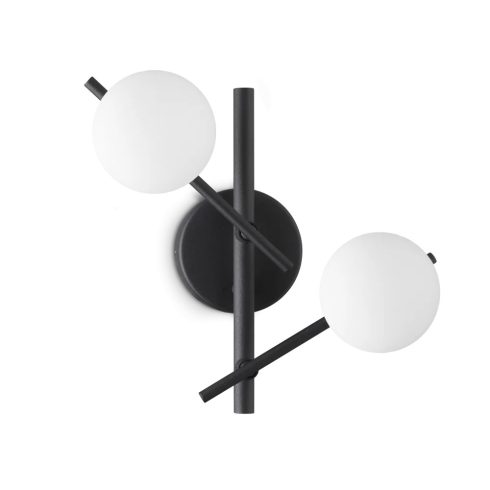 Ideal Lux Fali lámpa ATLAS AP2 NERO 365077