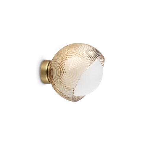 Ideal Lux Fali lámpa BLOOM AP1 D17 OTTONE 366555