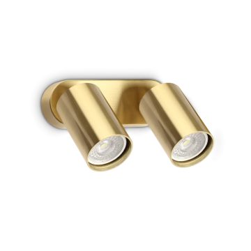 Ideal Lux Fali lámpa DYNAMITE AP2 ROUND OTTONE 367392