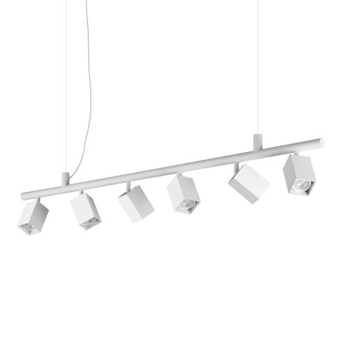 Ideal Lux Függeszték DYNAMITE SP6 SQUARE BIANCO 367460