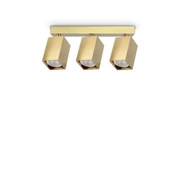   Ideal Lux Mennyezeti lámpa DYNAMITE PL3 LINEAR SQUARE OTTONE 371283