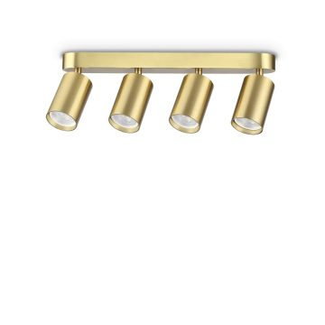   Ideal Lux Mennyezeti lámpa DYNAMITE PL4 LINEAR ROUND OTTONE 371351