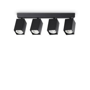   Ideal Lux Mennyezeti lámpa DYNAMITE PL4 LINEAR SQUARE NERO 371368