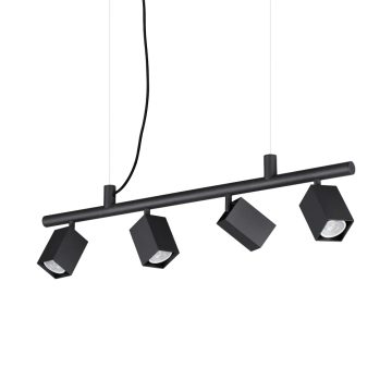 Ideal Lux Függeszték DYNAMITE SP4 SQUARE NERO 371382