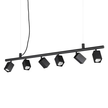 Ideal Lux Függeszték DYNAMITE SP6 SQUARE NERO 371412