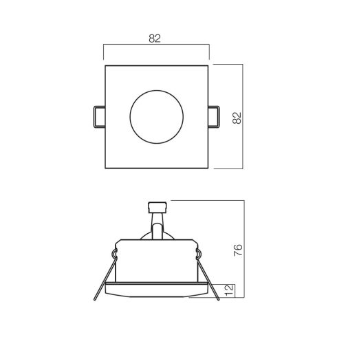 Redo SML Beépíthető spot lámpa 70126 ELC 1104