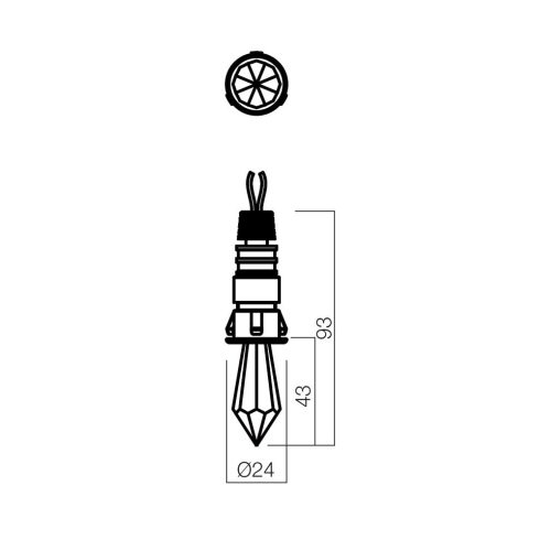 Redo SML Beépíthető spot lámpa 70303 CR32 LED 1X1W Crista