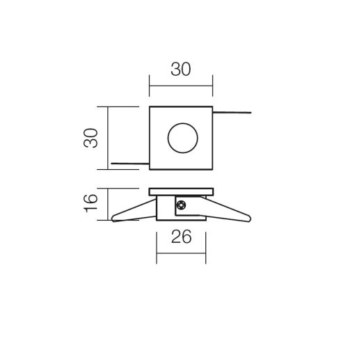 Redo SML Beépíthető spot lámpa 70323 MT117