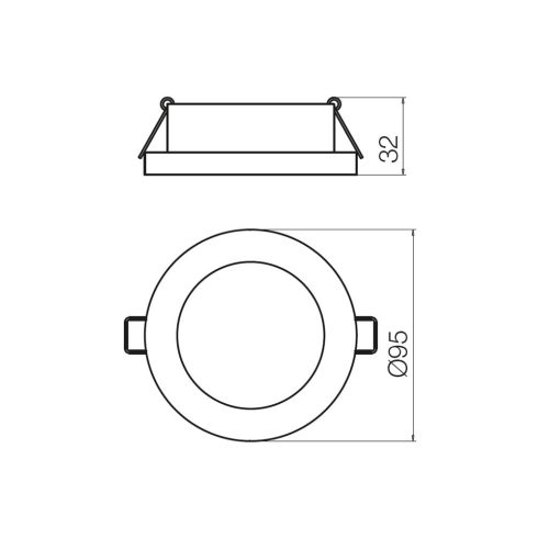 Redo SML Beépíthető spot lámpa 70349 MT137 LED