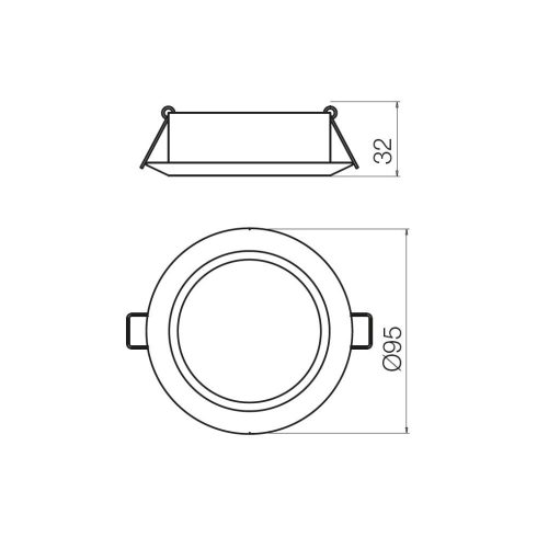 Redo SML Beépíthető spot lámpa 70351 MT138 LED