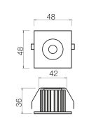 Redo SML Beépíthető spot lámpa 70362 MT127 LED