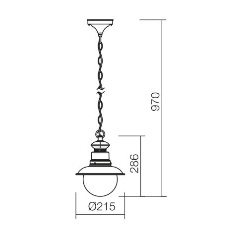 Redo SML Kültéri függeszték 9046 SCOTT