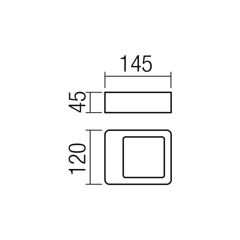 Redo Kültéri fali lámpa 90763 RADEON