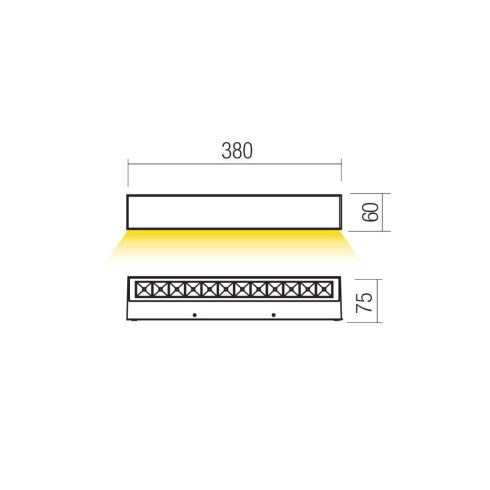 Redo Kültéri fali lámpa 90934 AROOS